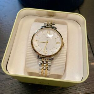 Women’s Two-Tone Classic Fossil Watch